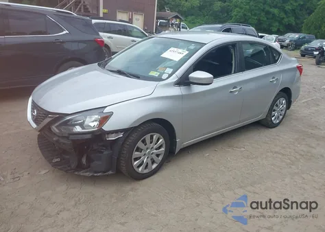 2018 Nissan Sentra S z USA, uszkodzony, nr VIN 3N1AB7AP1JY323504